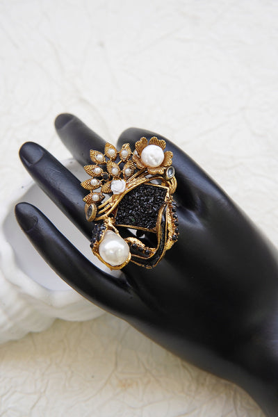 Turkish Mother Pearl Crushed Rings