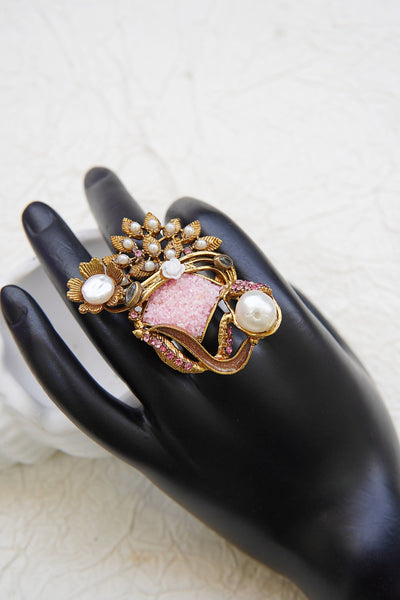 Turkish Mother Pearl Crushed Rings
