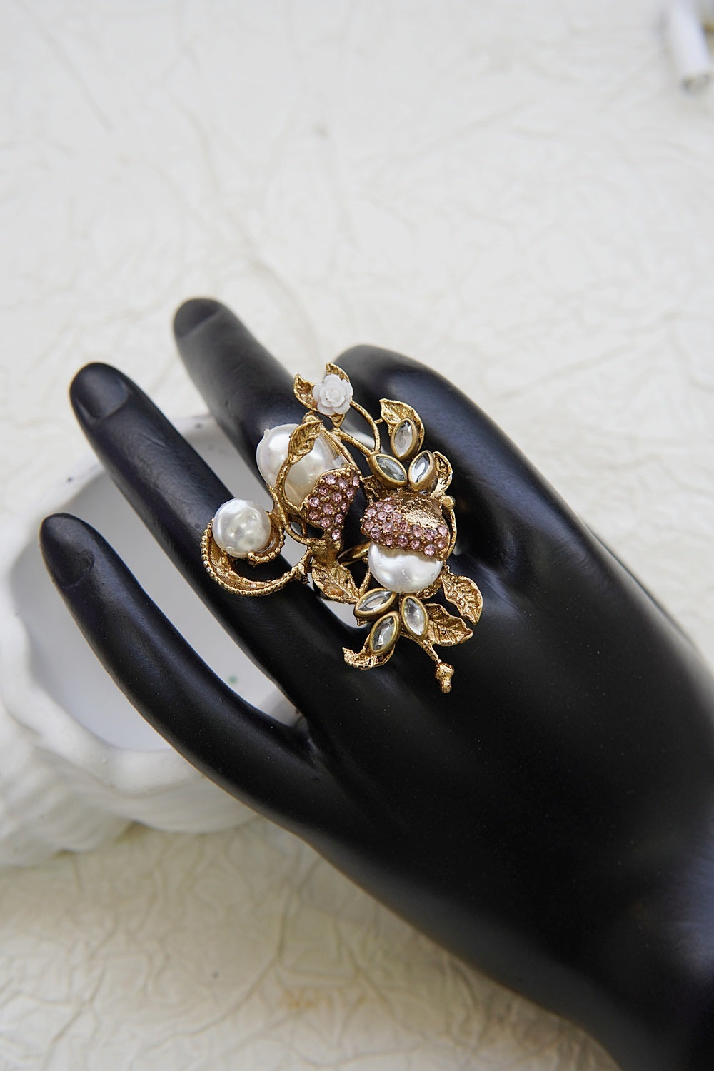 Ethereal Pearl Whimsy Ring