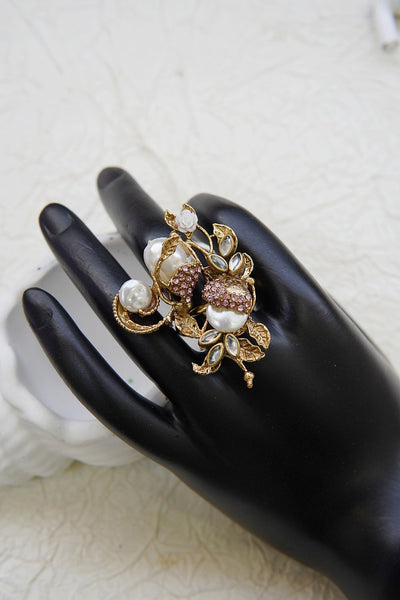 Ethereal Pearl Whimsy Ring