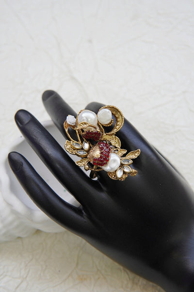 Ethereal Pearl Whimsy Ring