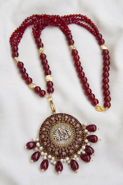 Noorani Zircon Allah Pendant