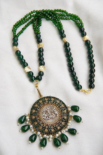 Noorani Zircon Allah Pendant