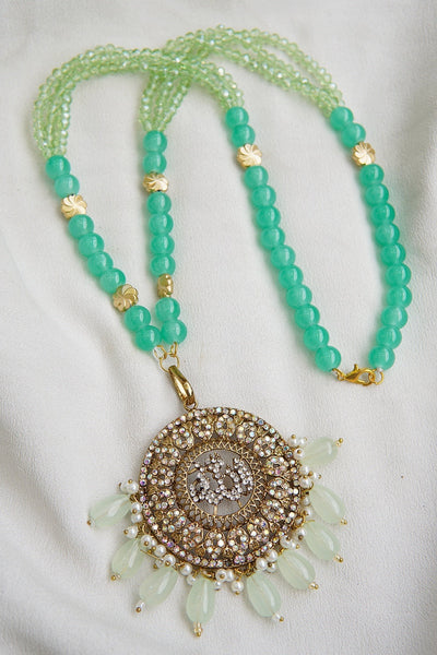 Noorani Zircon Allah Pendant