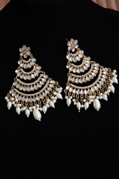 Traditional Madrasi Style Antique Earrings