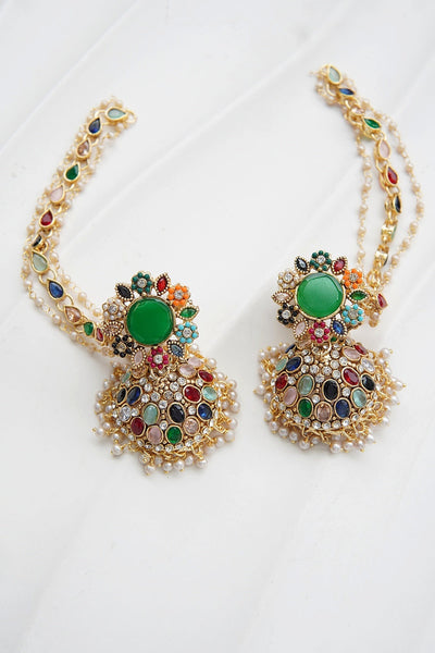 Royal Dangling Jhumkay With Sahara
