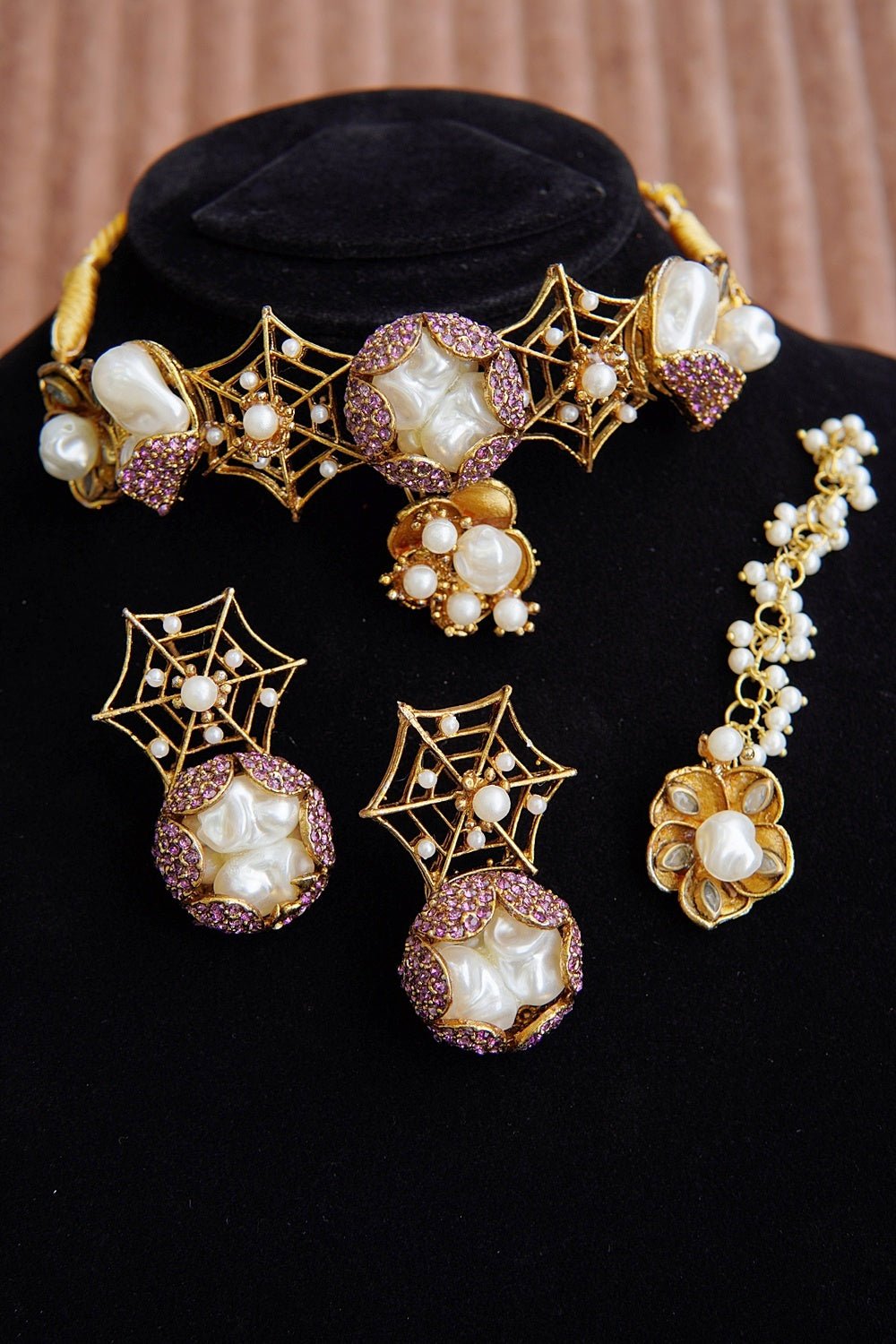 Celestial Webcrafted Heritage Choker Set - RS ZEVARS