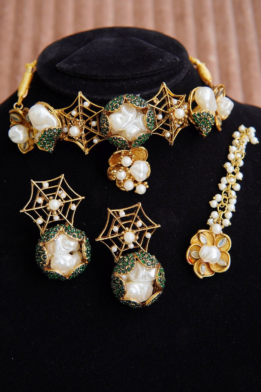 Celestial Webcrafted Heritage Choker Set - RS ZEVARS