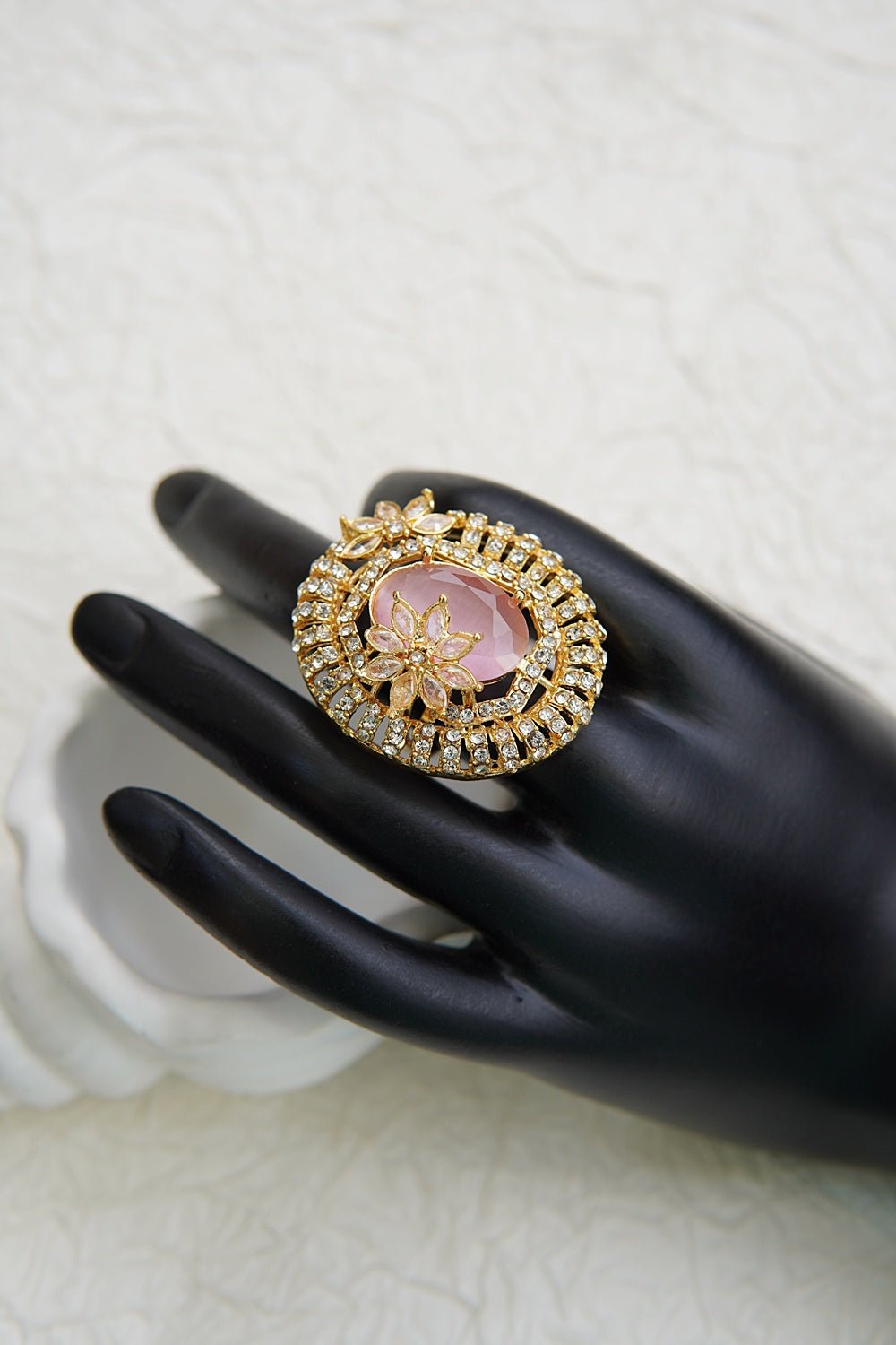 Dainty Adjustable Ring with Sparkling Zirconia - RS ZEVARS