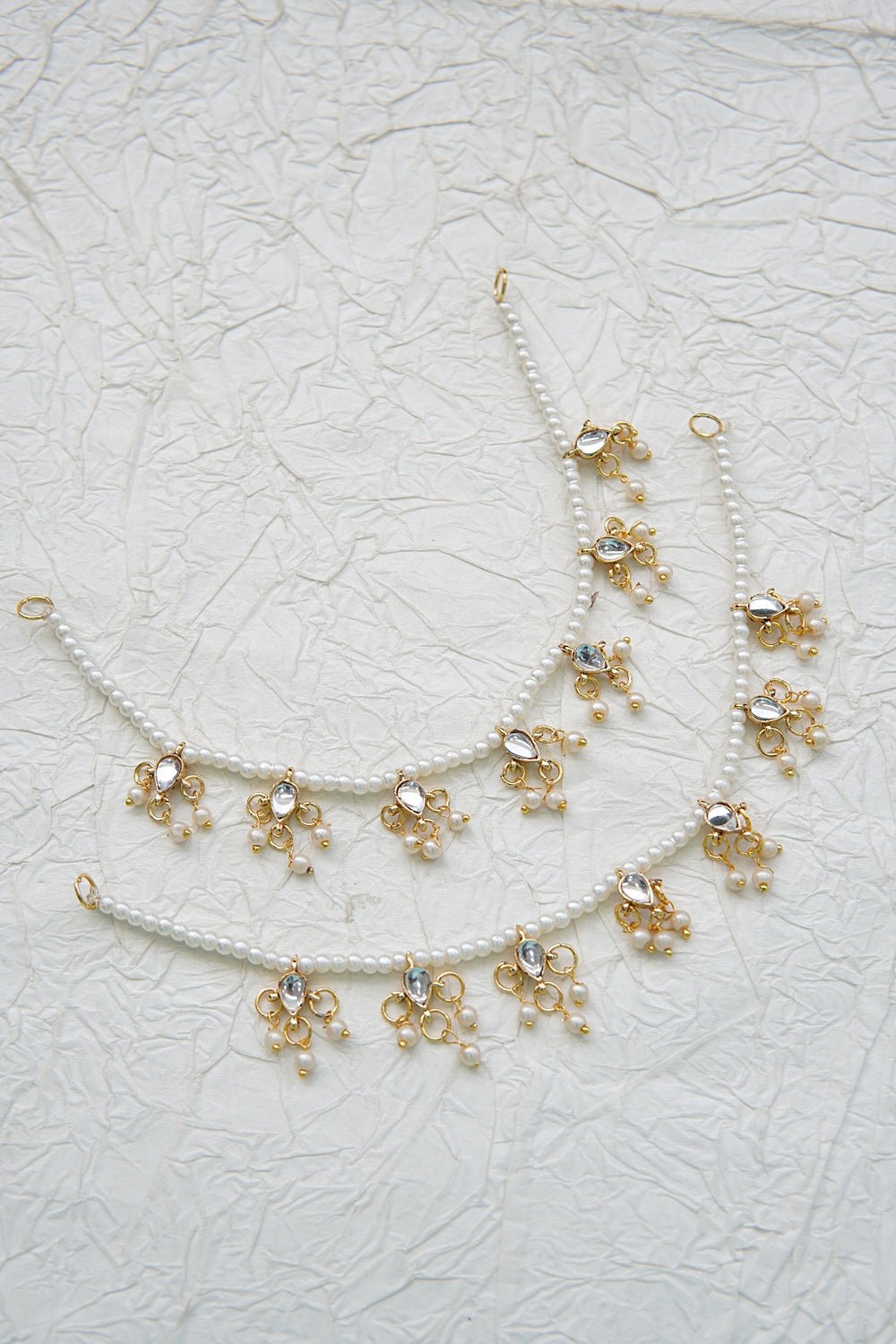 Elegant Single Line Kundan Earring Sahara