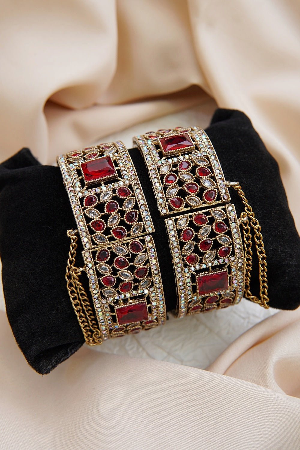 Glamorous Antique Tone Bridal Karay - RS ZEVARS