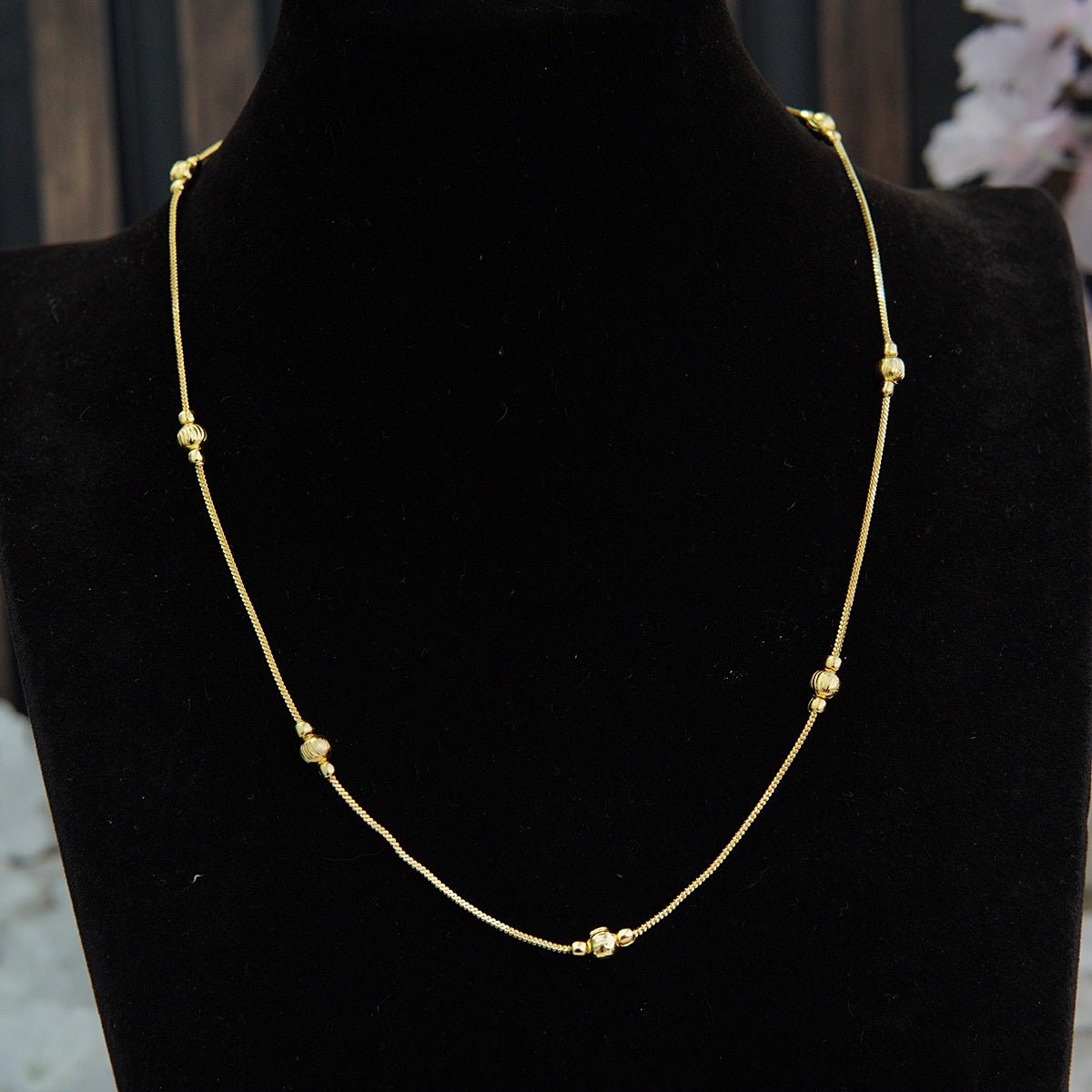 Gold Plated Ball Chain