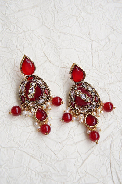 Nayab Gemstone Earrings - RS ZEVARS