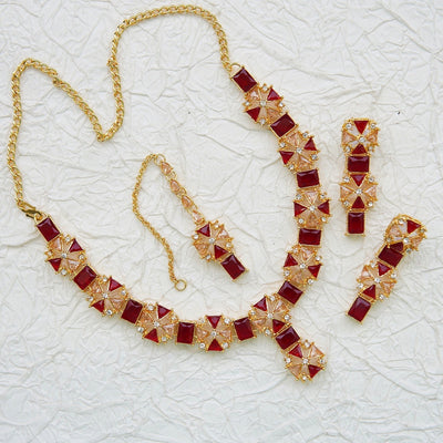 Necklace Set - 0035 - RS ZEVARS