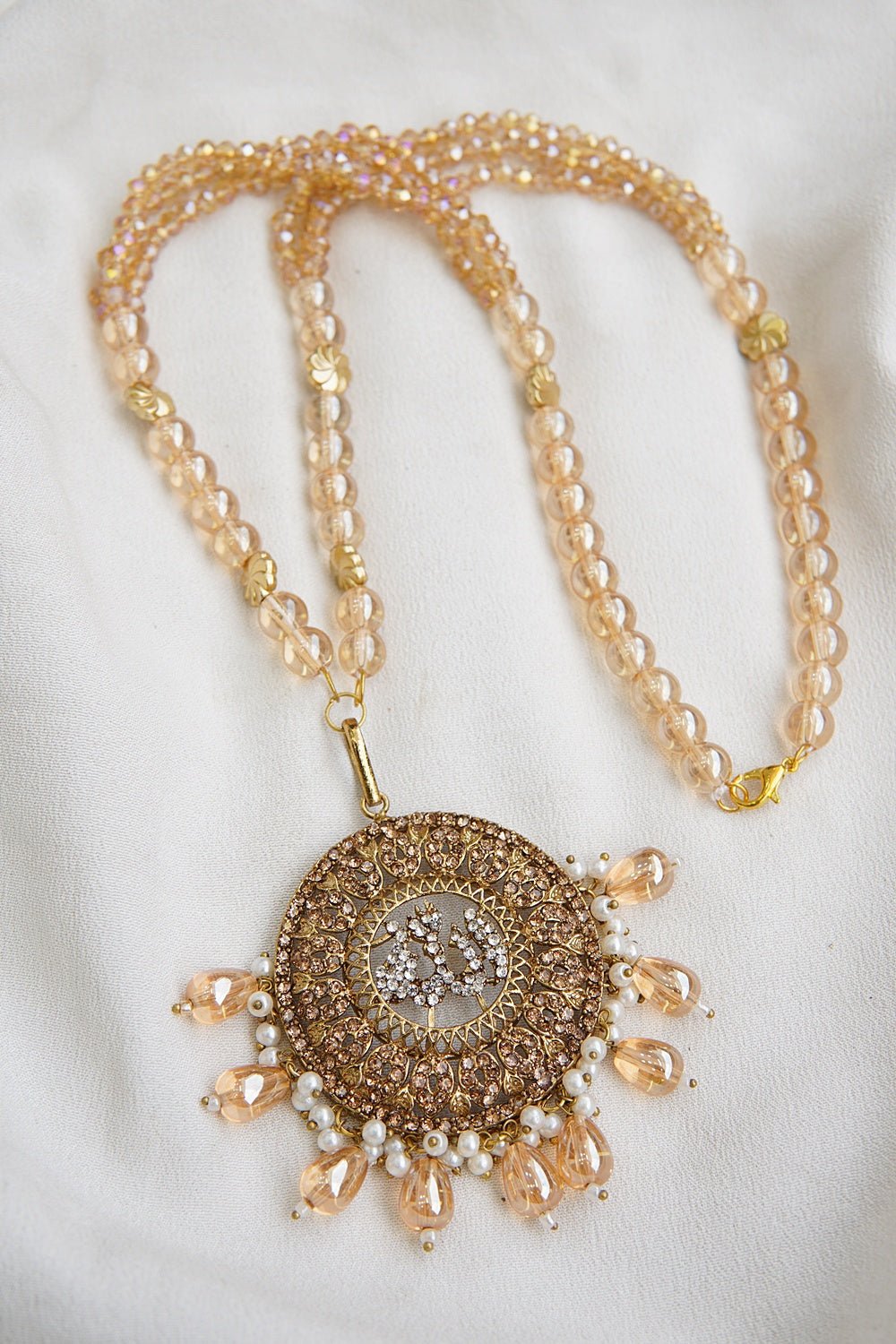 Noorani Zircon Allah Pendant - RS ZEVARS