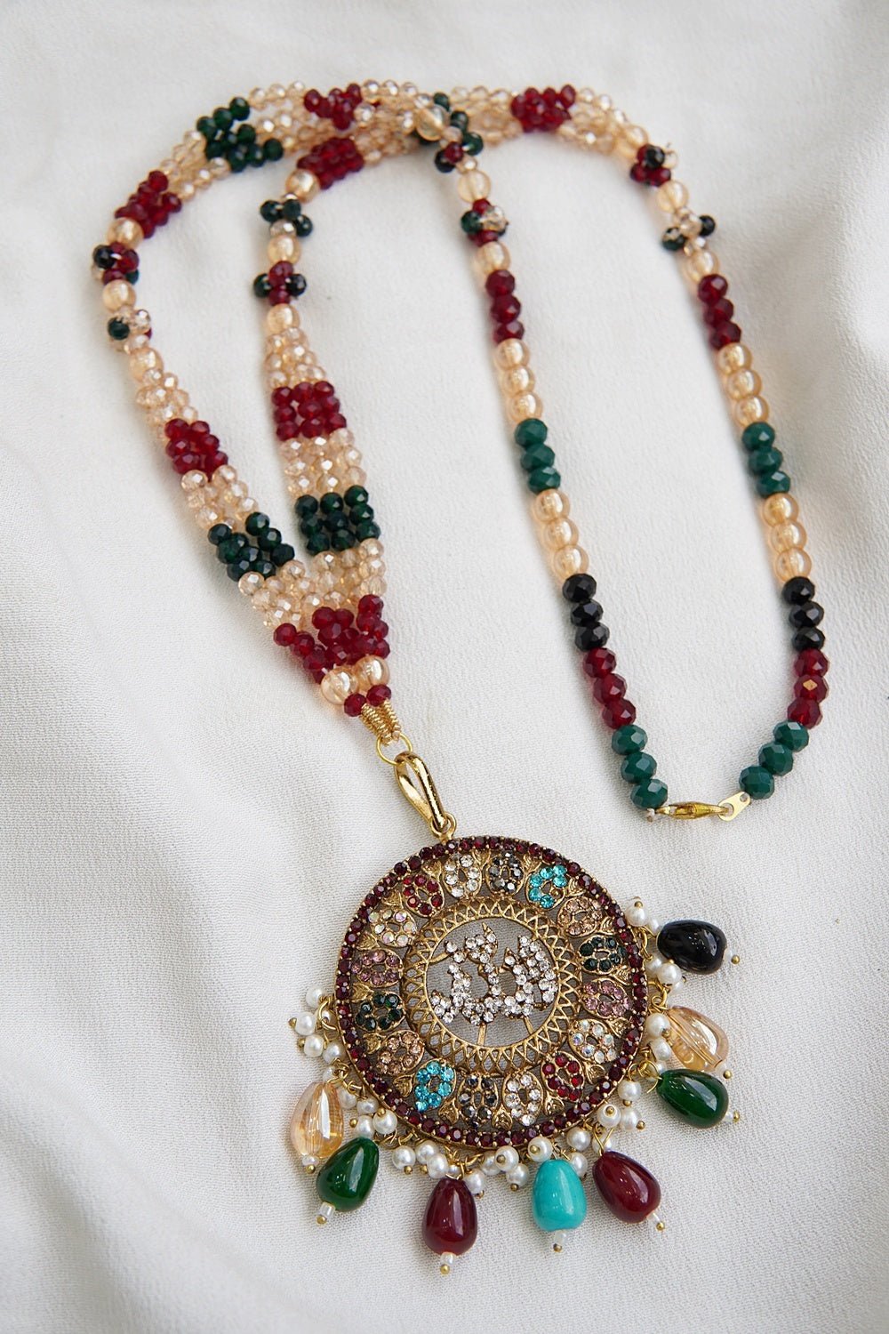 Noorani Zircon Allah Pendant - RS ZEVARS