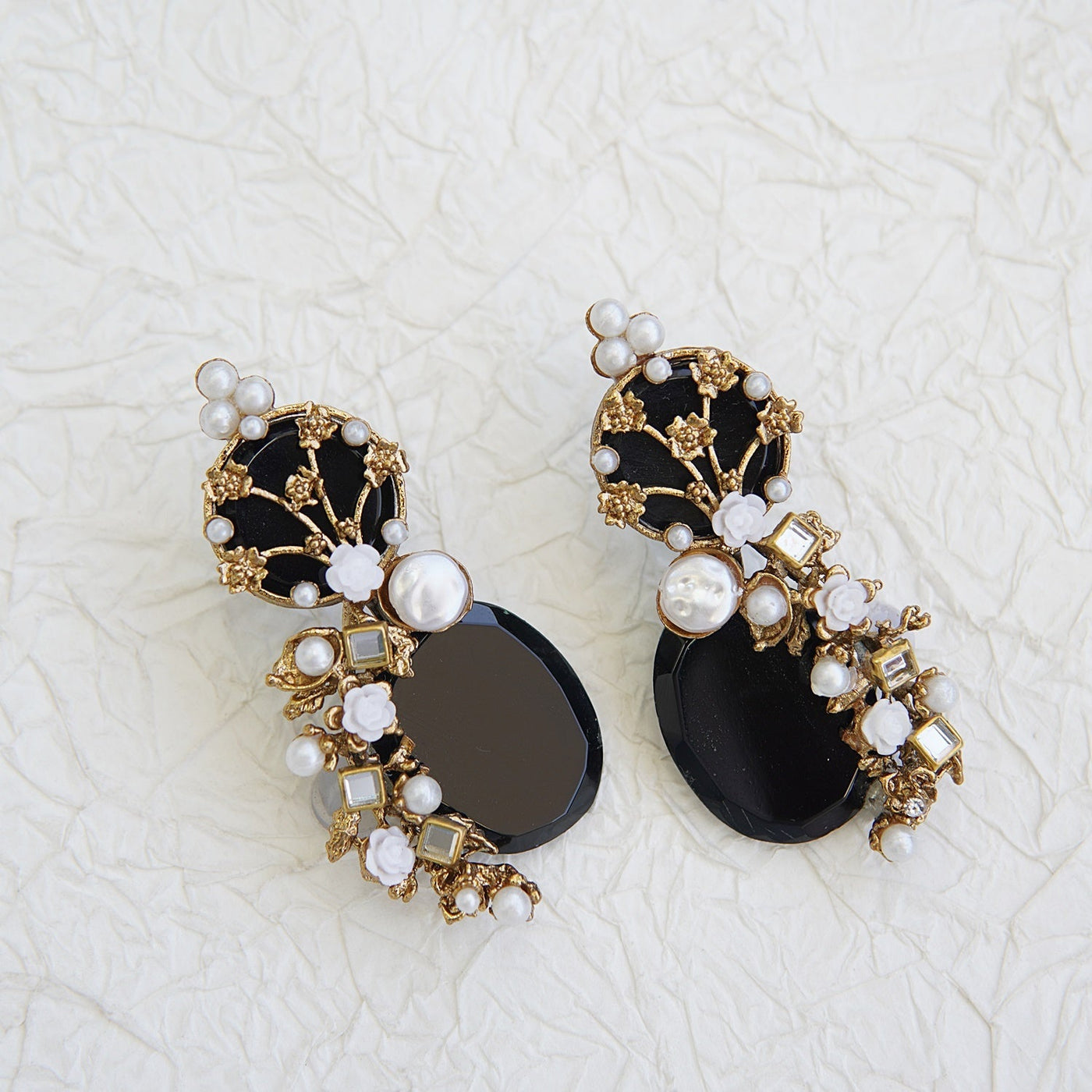 Regal Bloom Opulence Earrings - RS ZEVARS