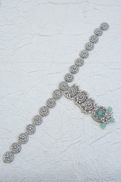 Timeless Pearl Embellished Matha Patti