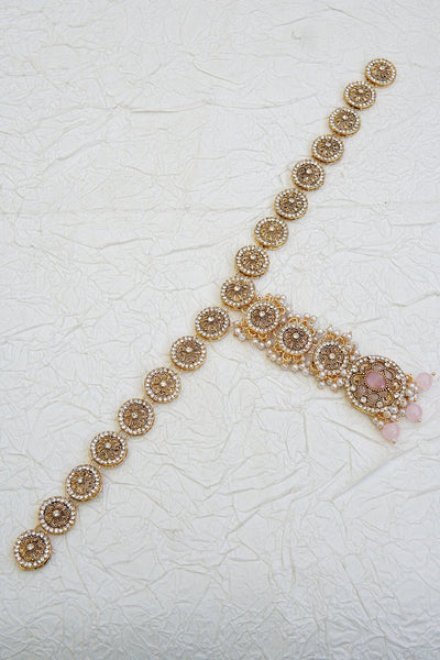 Timeless Pearl Embellished Matha Patti