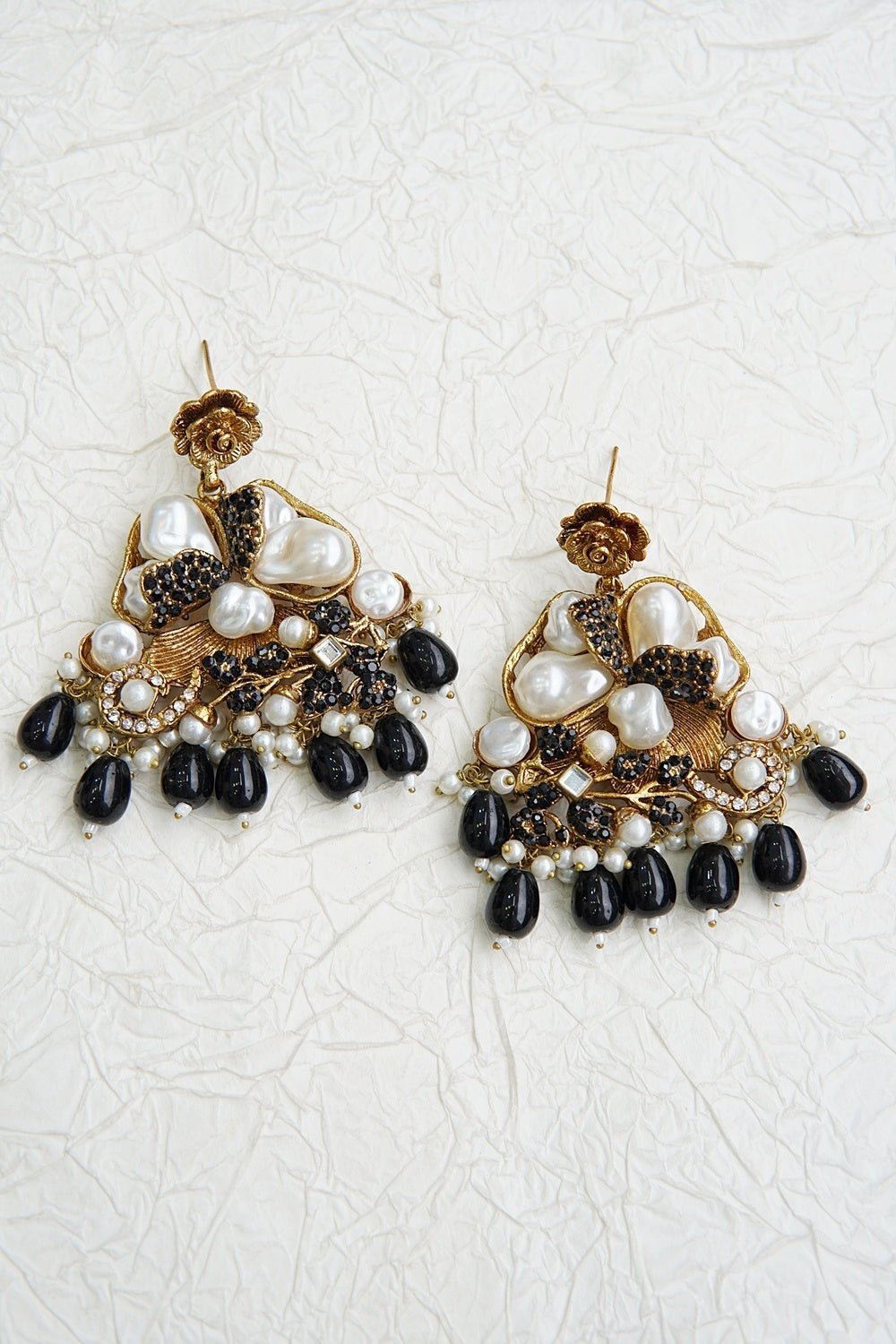 Turkish Mother Pearl Earrings - RS ZEVARS