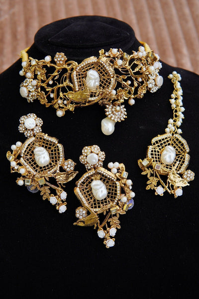 Turkish Mother Pearl Ornate Birdcage Bridal