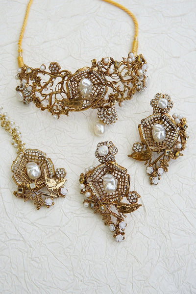 Turkish Mother Pearl Ornate Birdcage Bridal